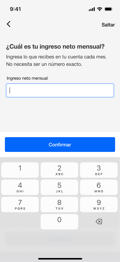 La carga de ingresos representa el esfuerzo necesario para activar financiamiento.